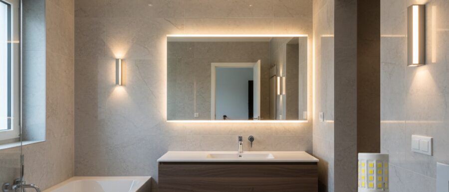 Badkamer lampen vernieuwen doe je slim met Renovatie Nu.​ We maken je lichtplan en vervangen&hellip;