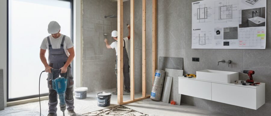 Badkamer renovatie