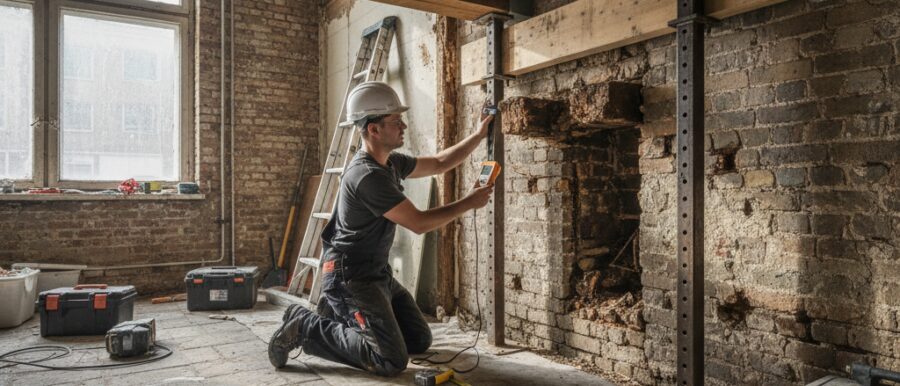 Balkkoppen renovatie Balkkoppen renovatie doen wij elke dag. We herstellen balkkoppen en vloerbalken in gevel en muur…
