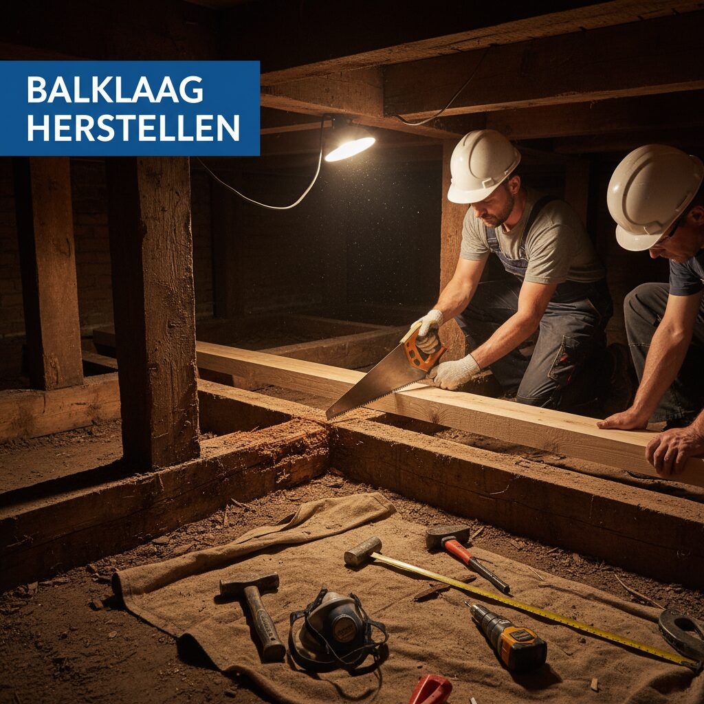 Balklaag herstellen doe je met Renovatie Nu, bijvoorbeeld bij die zachte plek in je woonkamer.​&hellip;