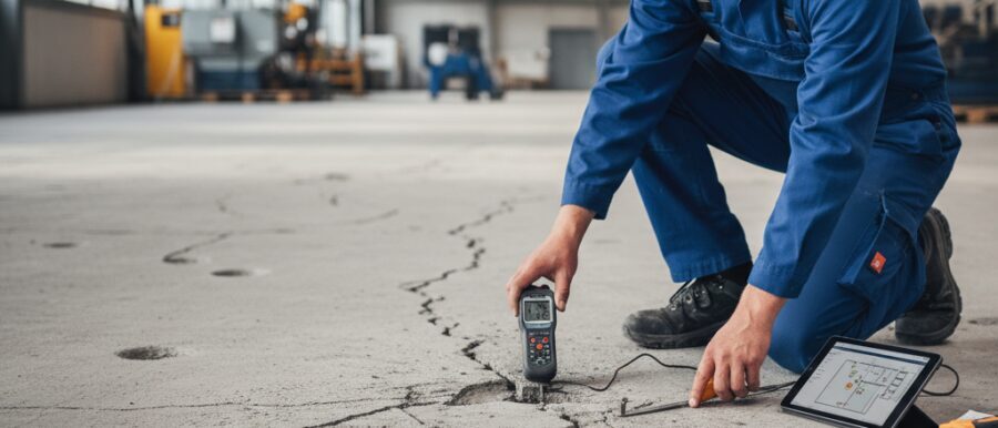 Wat is bedrijfshal vloer herstellen