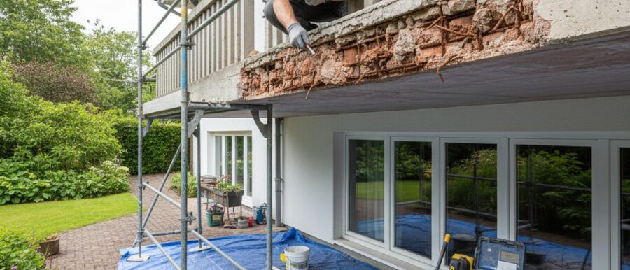 Betonrot herstel woning
