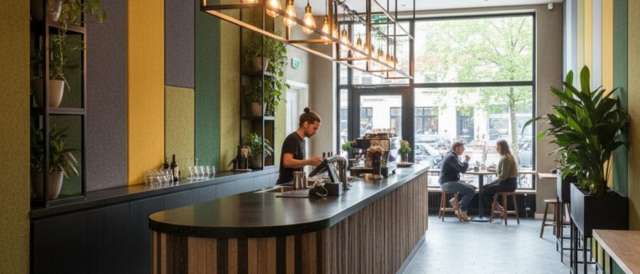 Materialen, verlichting, akoestiek en duurzaamheid