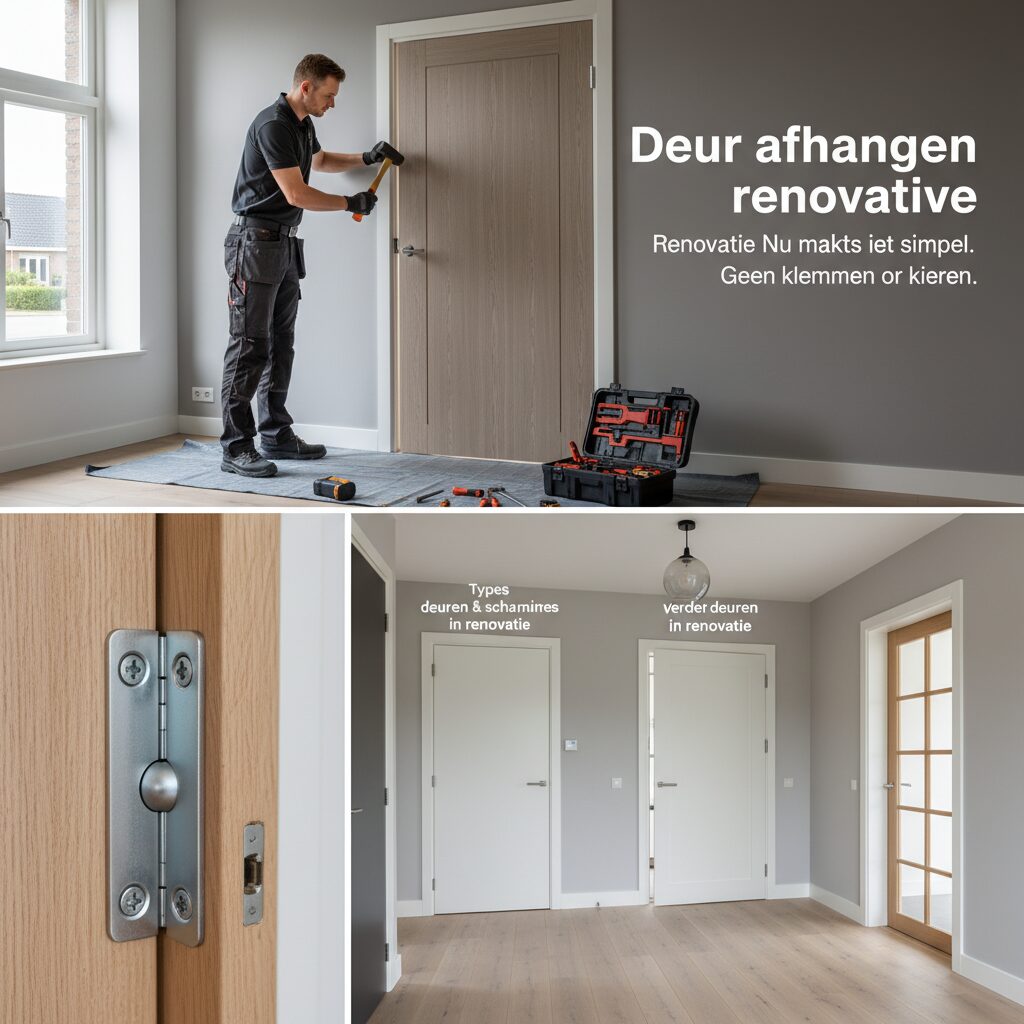 Types deuren en scharnieren in renovatie