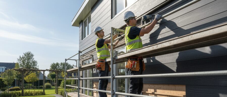 Gevelbekleding vervangen kunststof doe je met Renovatie Nu.​ Wij plaatsen Keralit en PVC gevelpanelen met&hellip;