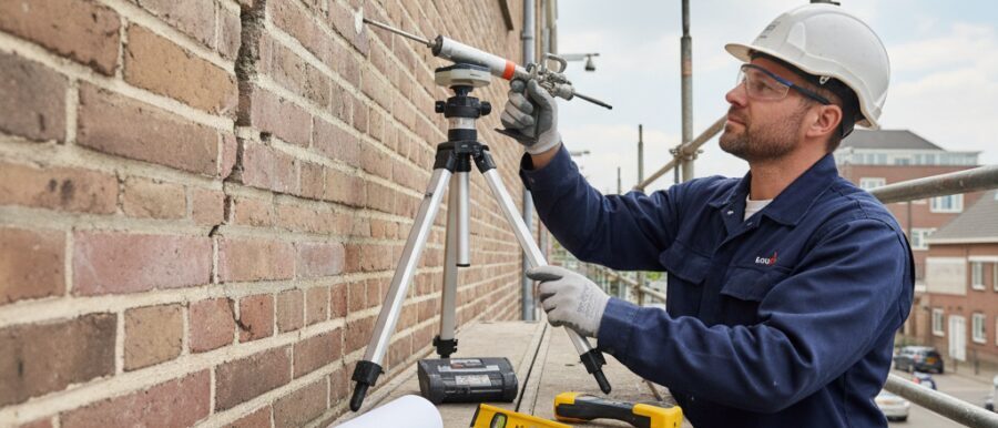 Ons proces voor gevelscheuren repareren stap voor stap