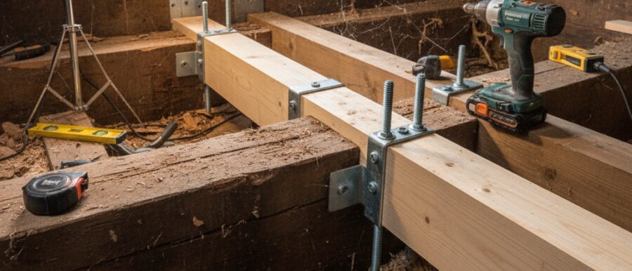 Wil je Houten balklaag herstellen.​ Wij van Renovatie Nu pakken het snel en netjes aan.​&hellip;