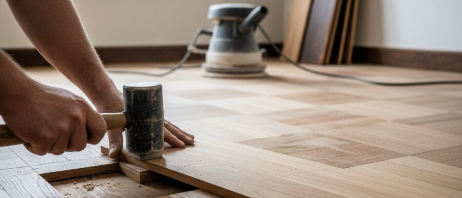 Houten vloer renovatie met vakmanschap en liefde voor hout