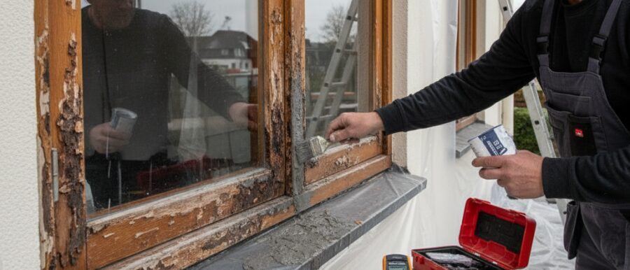 Stappenplan voor duurzame grondverf op houtrot