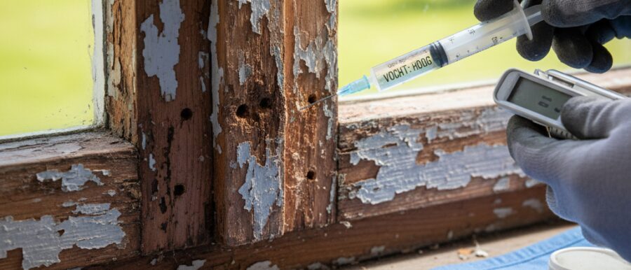 Houtrot in kozijn behandelen definitie en oorzaken