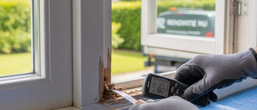 Houtrot klein herstel pak je slim aan met Renovatie Nu.​ Wij sporen rot op met&hellip;