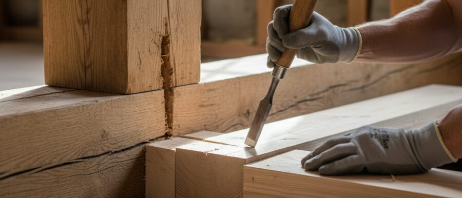 Onze aanpak voor houtskelet herstellen stap voor stap