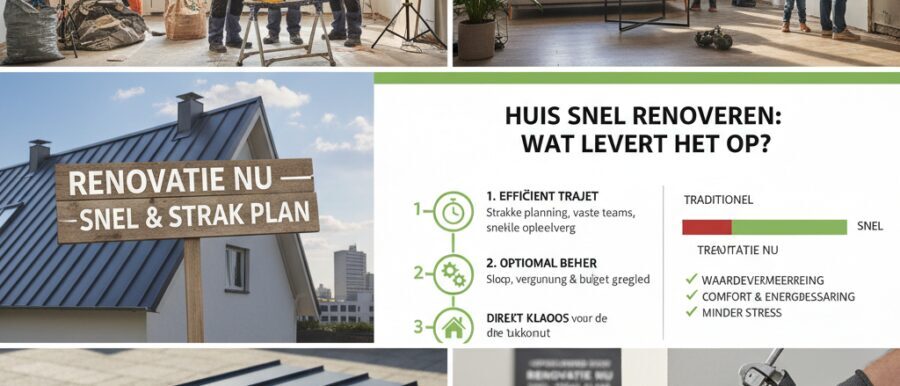 Wat is huis snel renoveren en wat levert het op