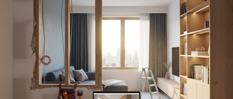 Interieur kleine verbouwing uitgelegd