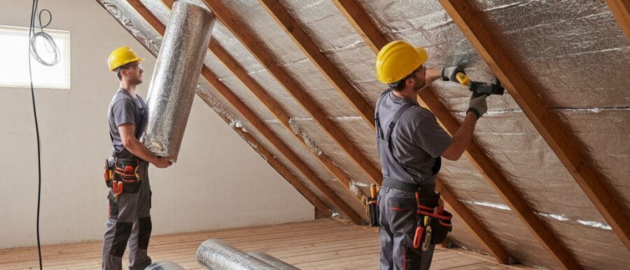 Isolatiefolie aanbrengen renovatie