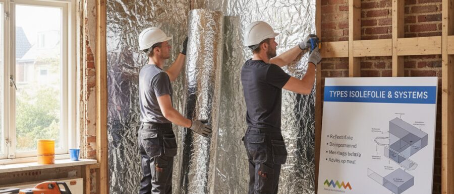 Types isolatiefolie en systemen voor renovatie