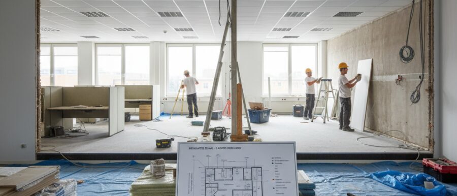 Wat is kantoor volledig renoveren