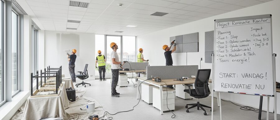 Kantoorruimte opfrissen