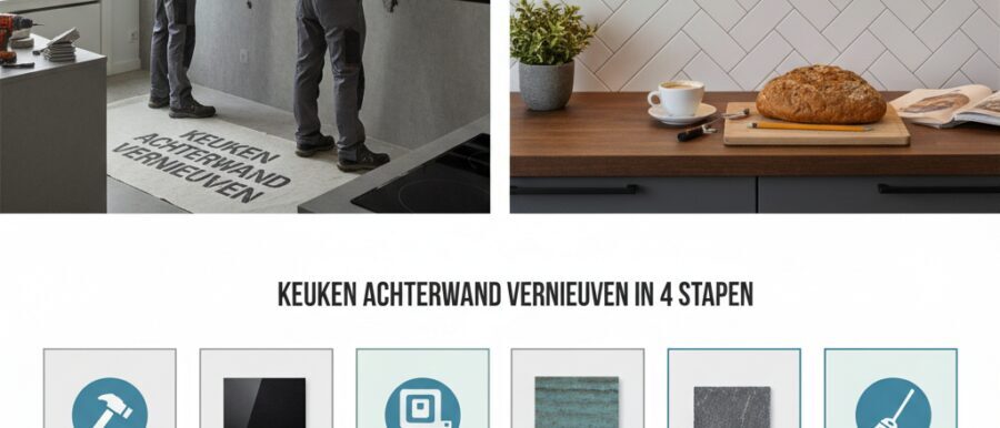 Keuken achterwand vernieuwen met Renovatie Nu geeft je keuken snel een frisse look.​ Samen kiezen&hellip;