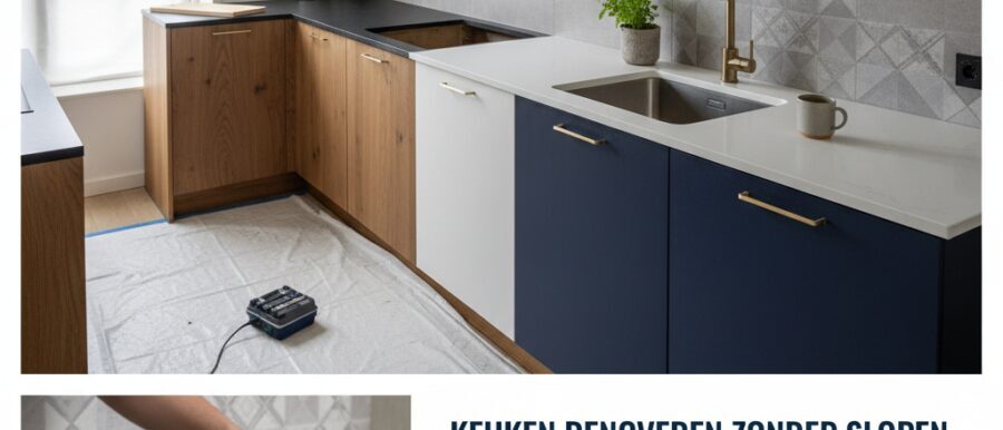 Keuken zonder slopen renoveren