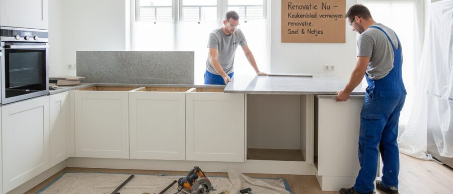 Hoe wij je keukenblad vervangen stap voor stap