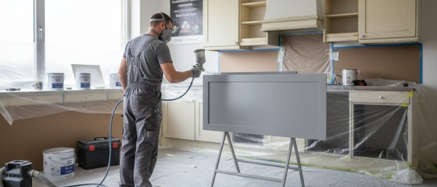 Keukenkasten spuiten renovatie geeft je keuken snel een frisse look zonder sloop.​ Bij Renovatie Nu&hellip;