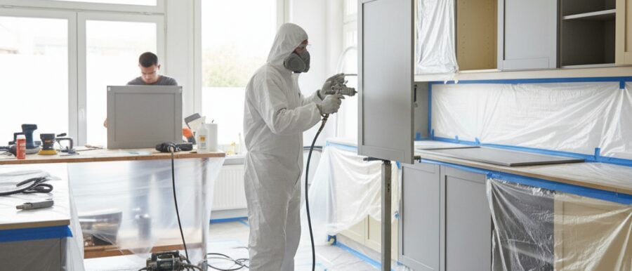 Ons professionele spuitproces stap voor stap