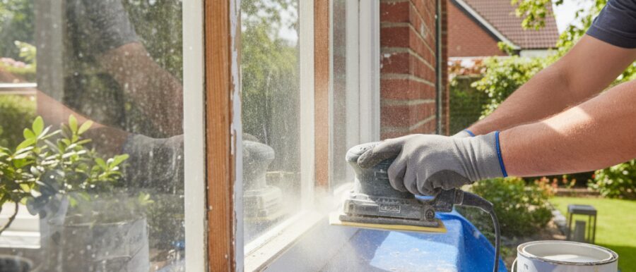 Wat is kozijnen schuren en schilderen