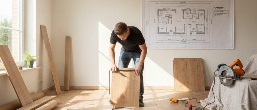 Wat is laminaat vloer vervangen renovatie