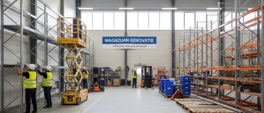 Bij Renovatie Nu pak je magazijn renovatie slim aan.​ Wij brengen structuur, snelheid en veiligheid&hellip;