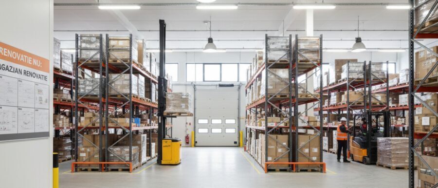 Proces voor magazijn renovatie stap voor stap