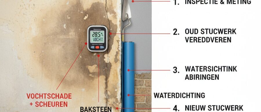 Professioneel stappenplan voor muur renovatie binnen