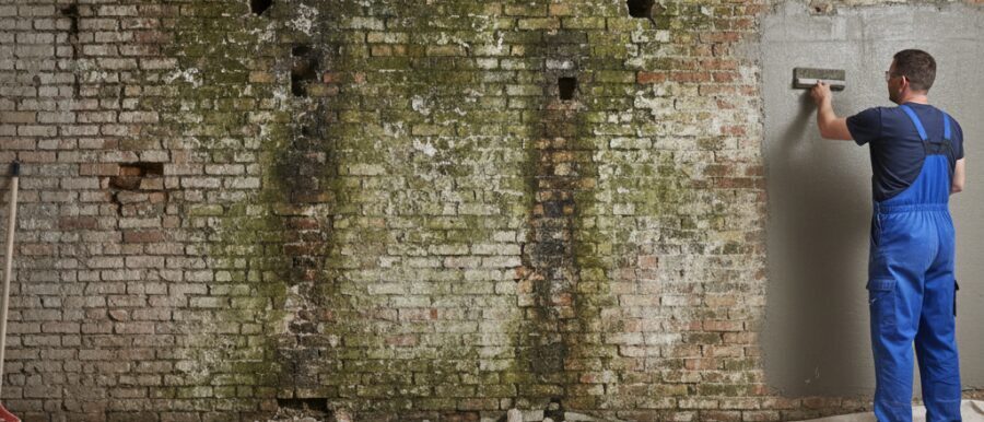 Je ziet vochtplekken op de binnenmuur van de kelder.​ Wij van Renovatie Nu lossen Muurafdichting&hellip;