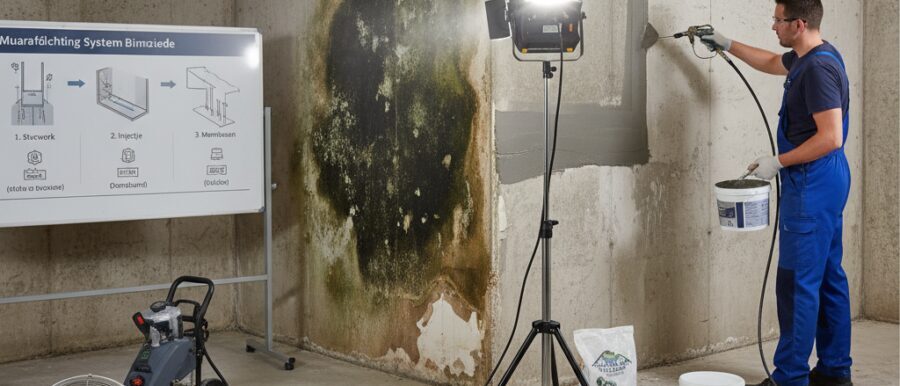 Soorten systemen voor muurafdichting binnenzijde