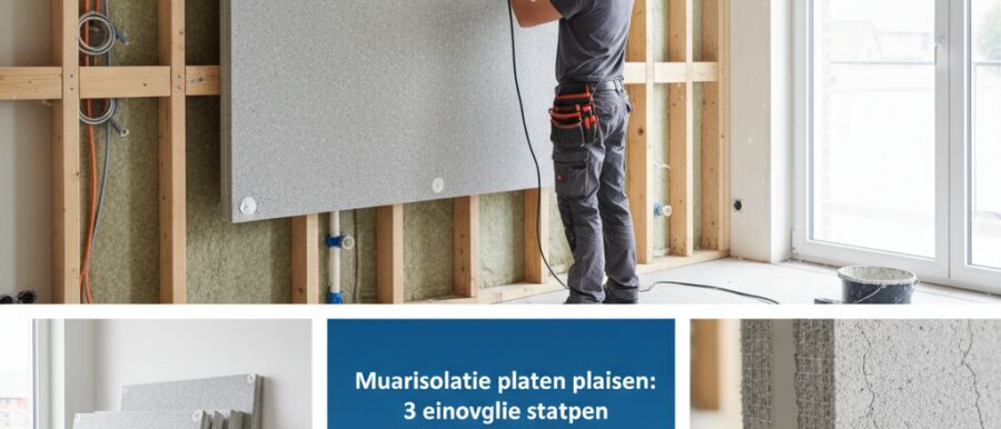 Muurisolatie platen plaatsen Je wilt Muurisolatie platen plaatsen voor lagere stookkosten, meer comfort en na isoleren van je…
