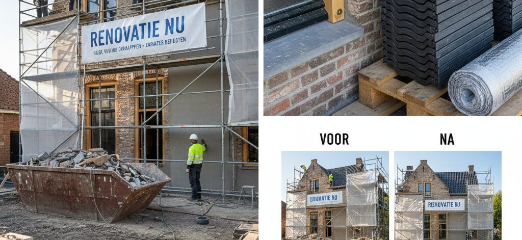 Oude woning opknappen Oude woning opknappen en toch karakter houden. Bij Renovatie Nu renoveren wij doordacht en voeren…