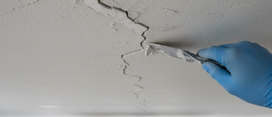 Plafond herstellen scheuren definitie en signalen