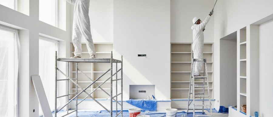 Plafond opnieuw stucen