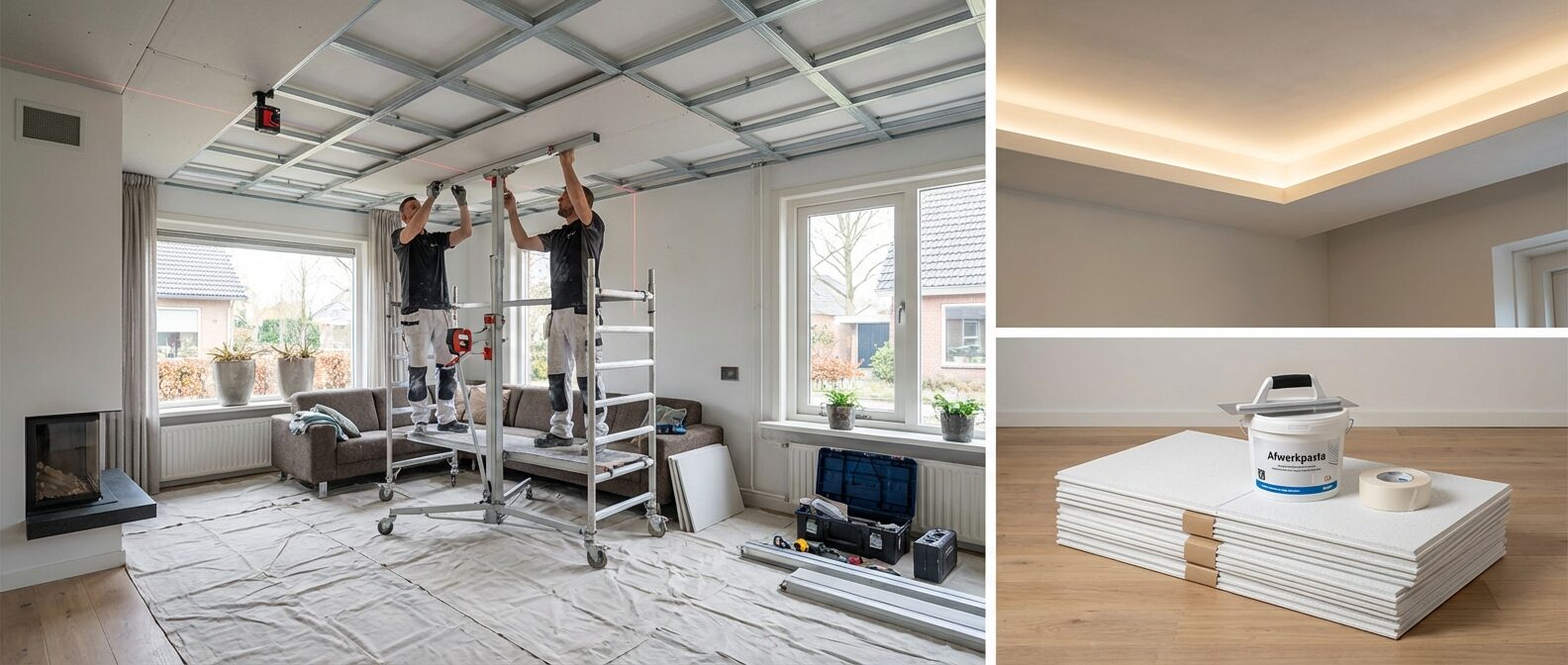 Plafond renovatie die jouw ruimte vernieuwt
