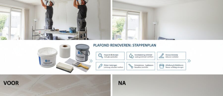 Wat is plafond renoveren en wanneer pak je het aan