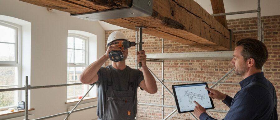 Ons proces voor plafondbalken herstellen stap voor stap