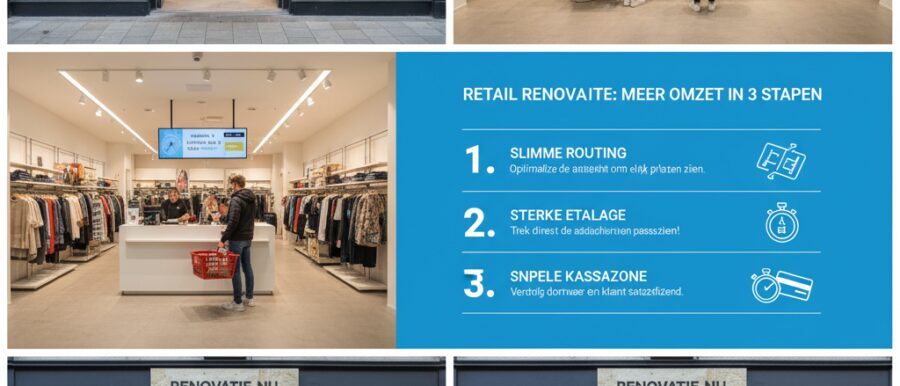 Retail renovatie betekenis en meer omzet door slimme winkelverbouwing