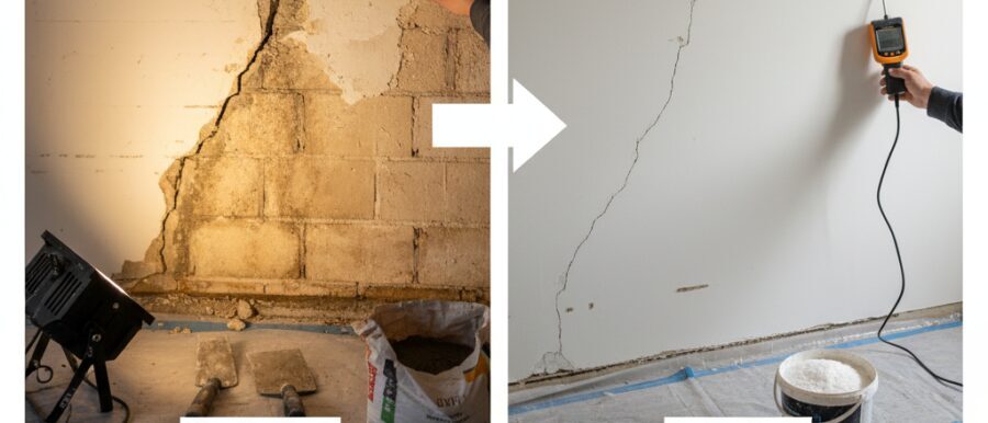 Scheuren in muur herstellen Wat is scheuren in muur herstellen en wanneer pak je het aan