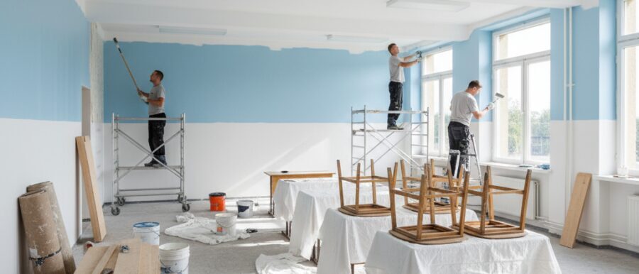 Schoollokaal opknappen voor betere leerresultaten