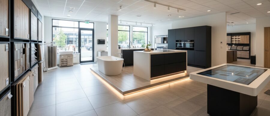 Showroom renovatie Je showroom verdient een Showroom renovatie die verkoopt. Wij van Renovatie Nu sturen op ontwerp…