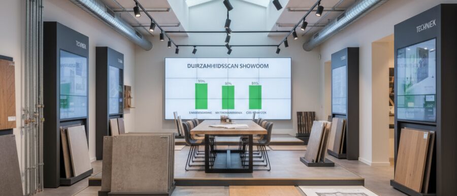 Showroom renovatie Techniek, verlichting en duurzaamheid in de showroom