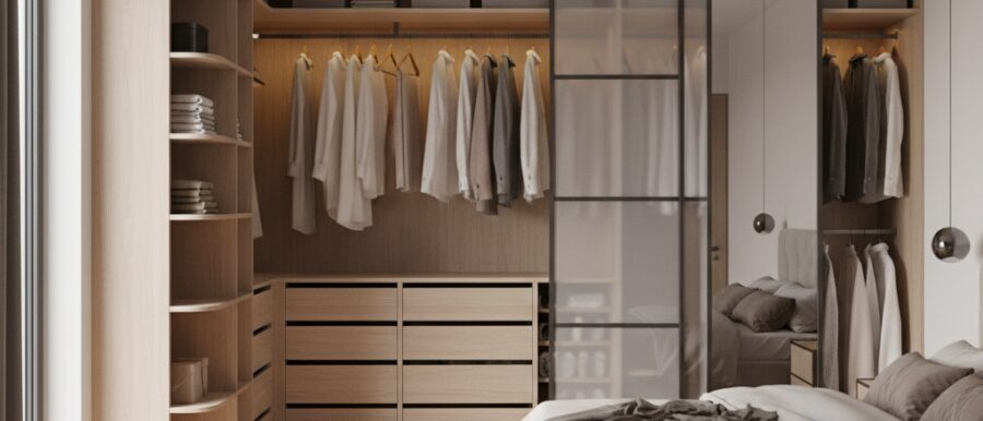 Slaapkamer kast op maat renovatie