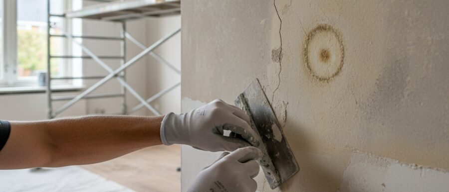 Stucwerk herstellen doe je als muren of plafonds scheuren, blazen of vochtplekken tonen.​ Bij Renovatie&hellip;