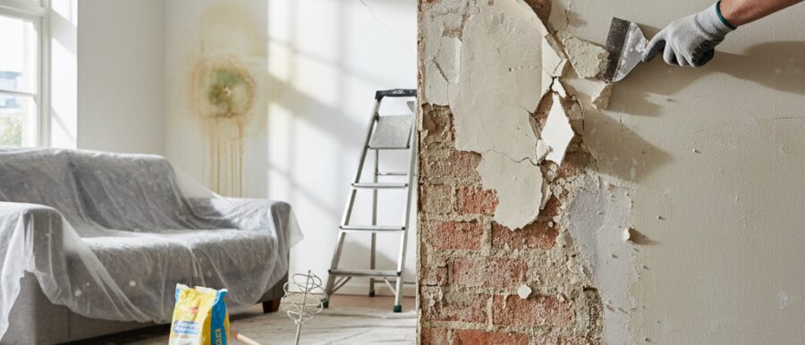 Wat is stucwerk herstellen en wanneer kies je voor reparatie