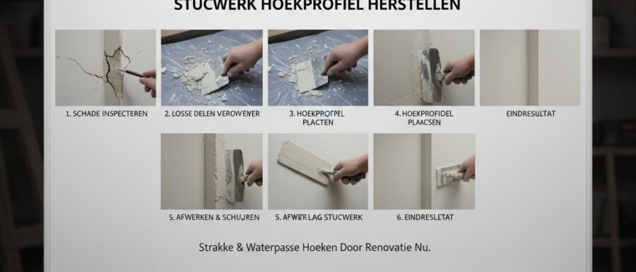 Wat is stucwerk hoekprofiel herstellen